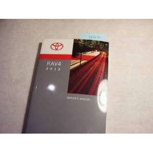  2012 Toyota Rav4 Owners Manual Toyota Books