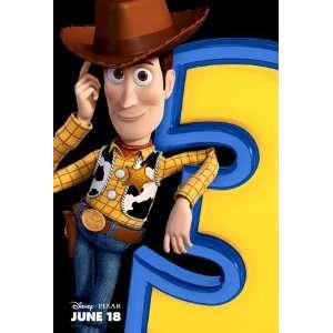 Toy Story 3, Original 27x40 Double sided Advance (Woody) Movie Poster 