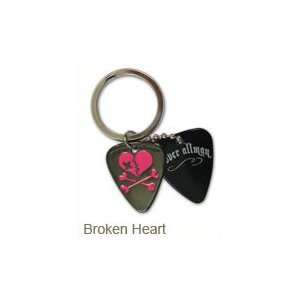   Pick Pendant Keyrings Style 5   Broken Heart: Musical Instruments