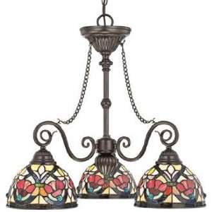  Quoizel Larissa Tiffany Style Dinette Chandelier: Home 