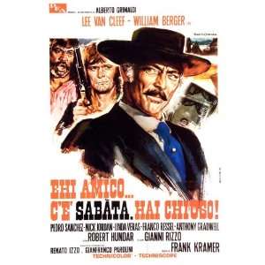 Movie Poster (27 x 40 Inches   69cm x 102cm) (1970) Italian  (Lee Van 