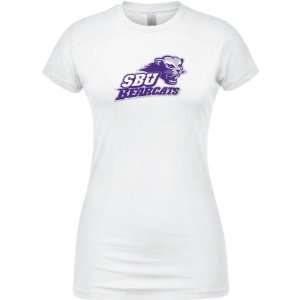  Southwest Baptist Bearcats White Womens Logo T Shirt 