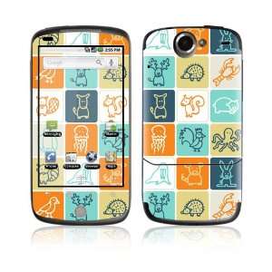  Animal Squares Decorative Skin Cover Decal Sticker for HTC Google 