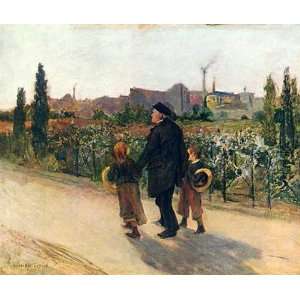   Jules Bastien Lepage   24 x 20 inches   All Souls Day