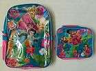   Fairies Tinker Bell Girls School Full Size Backpack and Lunch Case