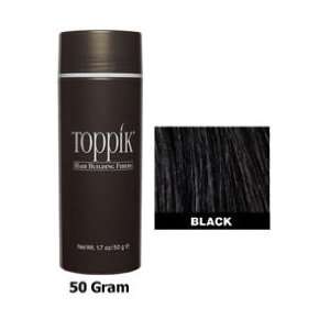 Toppik Hair Building Fibers GIANT Size Black (50gm), Cover Bald Spots 