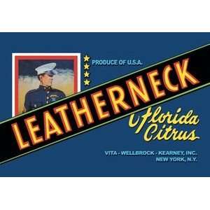 Leatherneck Florida Citrus   12x18 Framed Print in Black Frame (17x23 