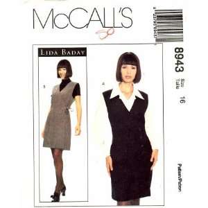  McCalls 8943 Sewing Pattern Lida Baday Jumper & Blouse 