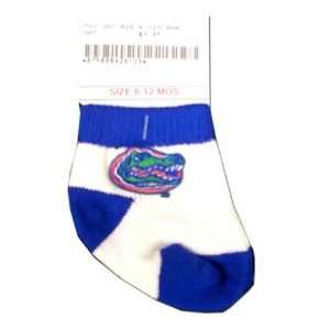    Florida Gators White Baby Socks W/Blue Trim: Sports & Outdoors