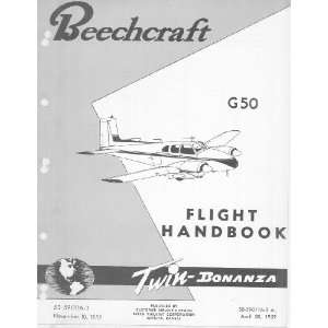  Beechcraft G 50 Aircraft Flight Manual Beechcraft Books