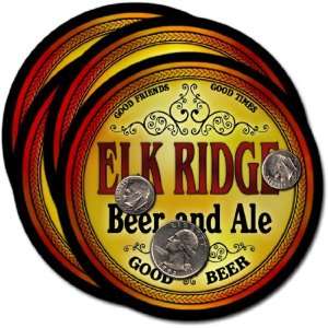  Elk Ridge, UT Beer & Ale Coasters   4pk 