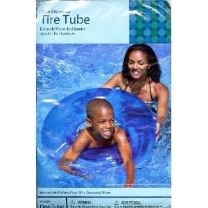  30 Inch/76 CM Diameter Blue Tire Tube: Toys & Games