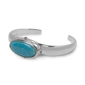    Sterling Silver Kingman Turquoise Garnet Cuff Bracelet Jewelry