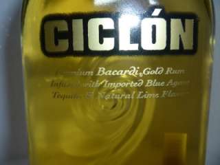 CICLON BACARDI RUM 200ML HALF PINT DISCONTINUED RARE  