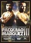   Pacman vs Marquez III Official Boxing Event Poster from Top Rank