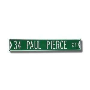    Boston Celtics Paul Pierce Court Street Sign