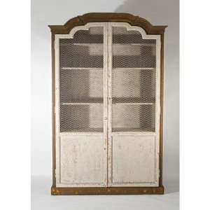  Tonny Cabinet in Distressed Brown and Off White