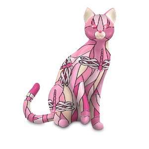  Companions Of Hope Cat Figurine Collection: Breast Cancer 