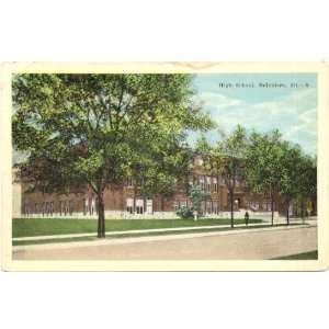   Vintage Postcard   High School   Belvidere Illinois: Everything Else