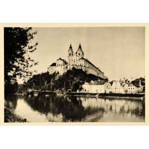  1935 Benediktinerstift Melk Abbey Danube River Austria 
