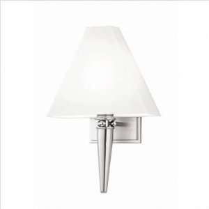   Sconce Bulb Type Fluorescent T10 bulb, Finish Satin Nickel  Chrome