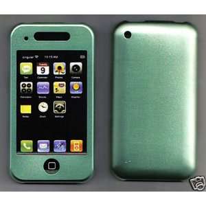  1~iPhone 3G Aluminum Metal Hard Slider Cover Case?green 