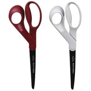   Nonstick Scissors, Bent Handles, 8 Full, Assorted: Office Products