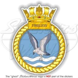  HMS TIRELESS Badge, Emblem British Royal Navy Submarine 4 