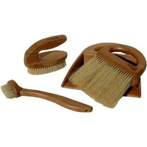    Natural Home Decor 3 Piece Bamboo Cleaning Set: Home & Kitchen