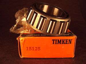 Timken 15125 Tapered Roller Bearing Single Cone  