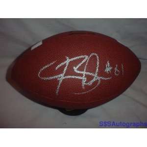  JUSTIN BLAKMON SIGNED FOOTBALL 