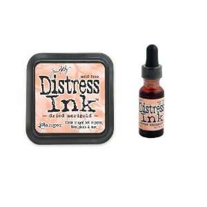  Tim Holtz Distress Rubber Stamp Ink Pad & Re inker Dried 