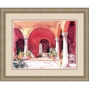   Courtyard by Timothy J. Clark   Framed Artwork