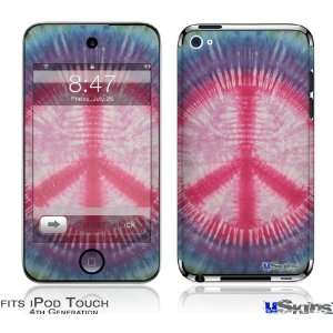    iPod Touch 4G Skin   Tie Dye Peace Sign 108: Everything Else