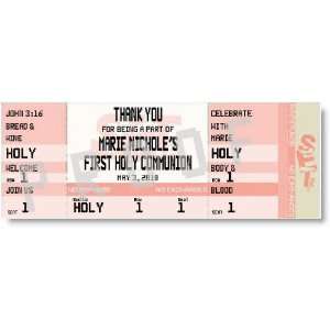 Her Communion Ticket Invitations