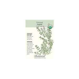  Botanical Interest   Thyme English (Certified Organic 