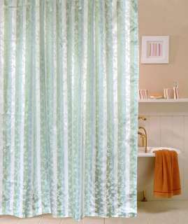 Circles Flower Design Bathroom Fabric Shower Curtain cd025  