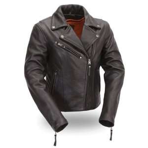  First Manufacturing Womens Full Closure Motorcycle Jacket 