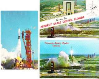 NASA Kennedy Space Center FL Ranger 7 Launch (3) PCs  