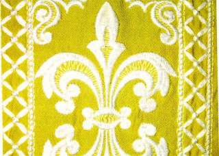 Decorators Walk / J.H. Thorp Embroidered Linen FRANCE  