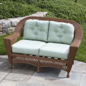  Sand Dune Deep Seating Love Seat with Cushion Patio, Lawn 