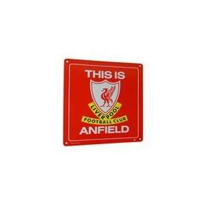    Liverpool FC. This is Anfield Metal Sign