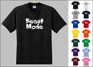 Beast Mode Cool Funny Trendy Spooky Lettering T shirt  