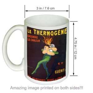  Le Thermogene Cappiello Vintage Art COFFEE MUG: Kitchen 