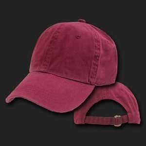  MAROON BLUE WASHED POLO CAP HAT CAPS 