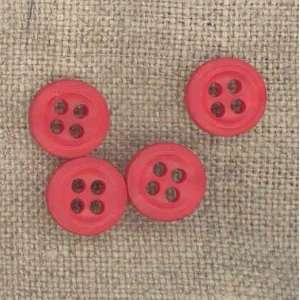  3/8 plastic shirt button Red By The Each: Arts, Crafts 