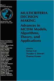 Multicriteria Decision Making, (0792385349), Tomas Gal, Textbooks 