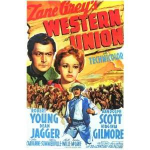  Western Union Movie Poster (11 x 17 Inches   28cm x 44cm 