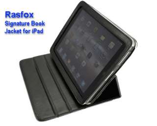 iPad 1 Generation Leather Book Jacket Case Cover With Stand + Screen 