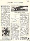 1934 Bellanca Senior Skyrocket aircraft report 1/22/11a  